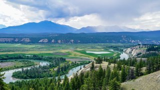 Radium Hot Spring aux Kootenays au Canada